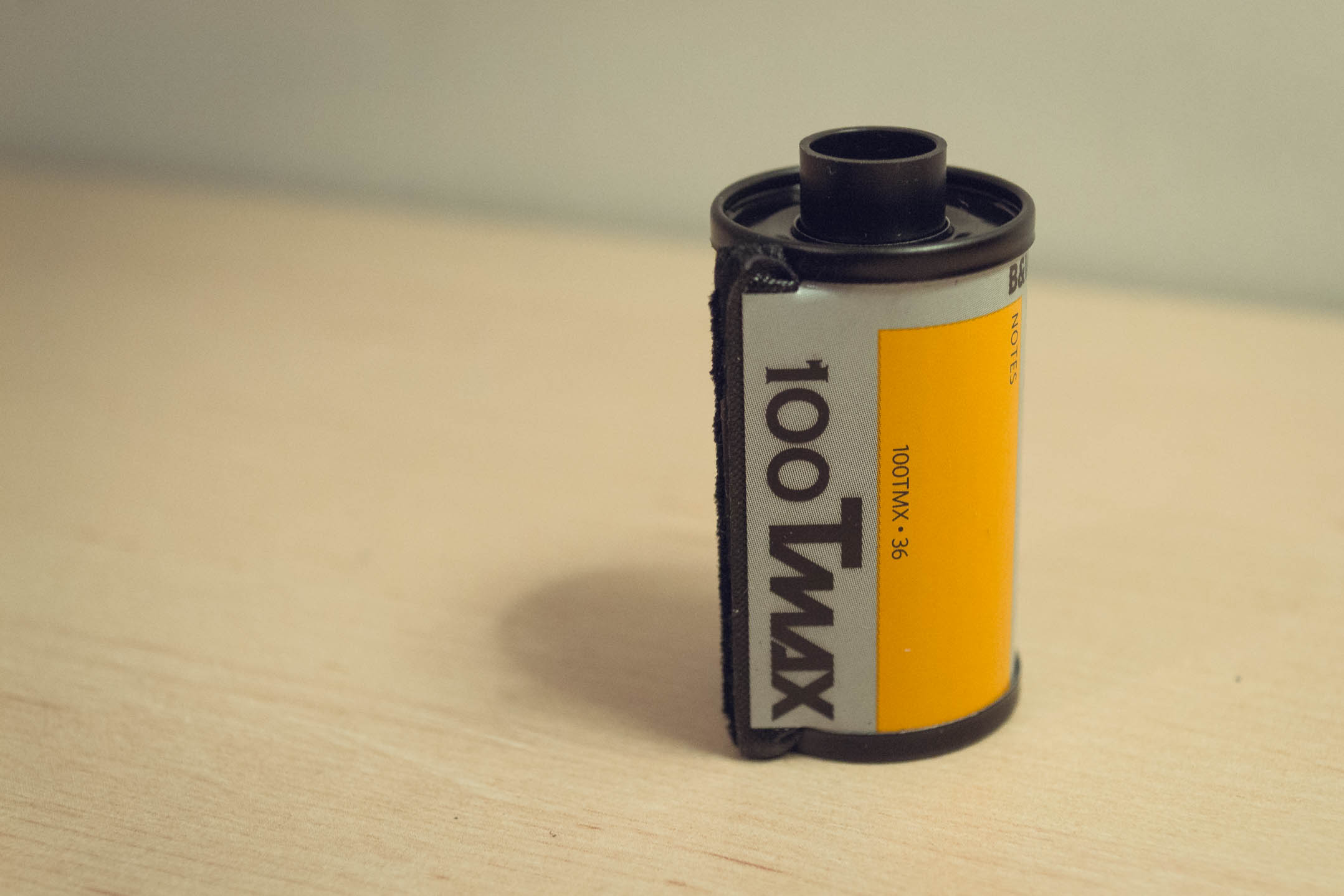 Pellicule 24x36mm (Tmax 100)pouvant être utilisée dans le Nikon F801s