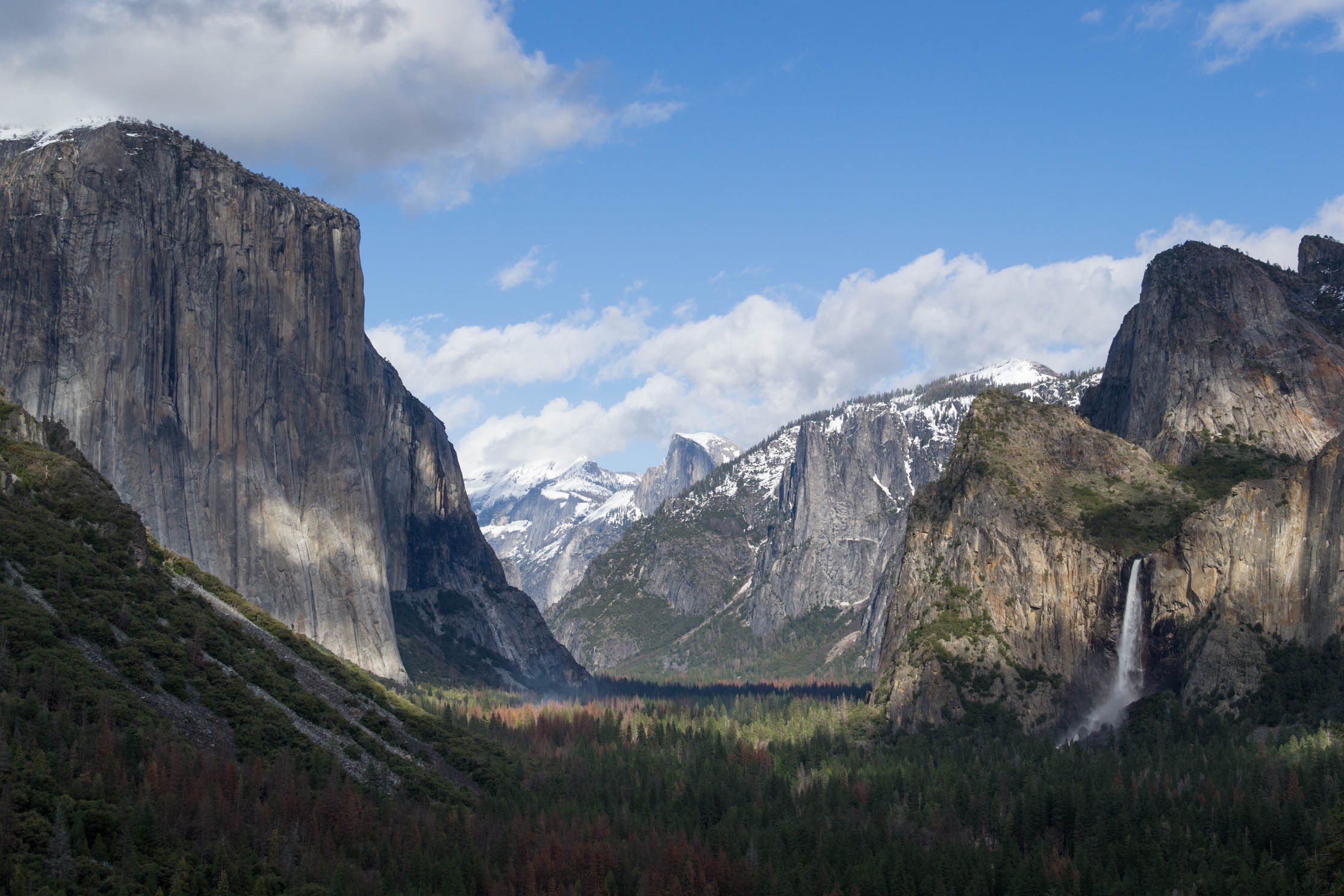Tunnel View, la vue emblématique du Yosemite