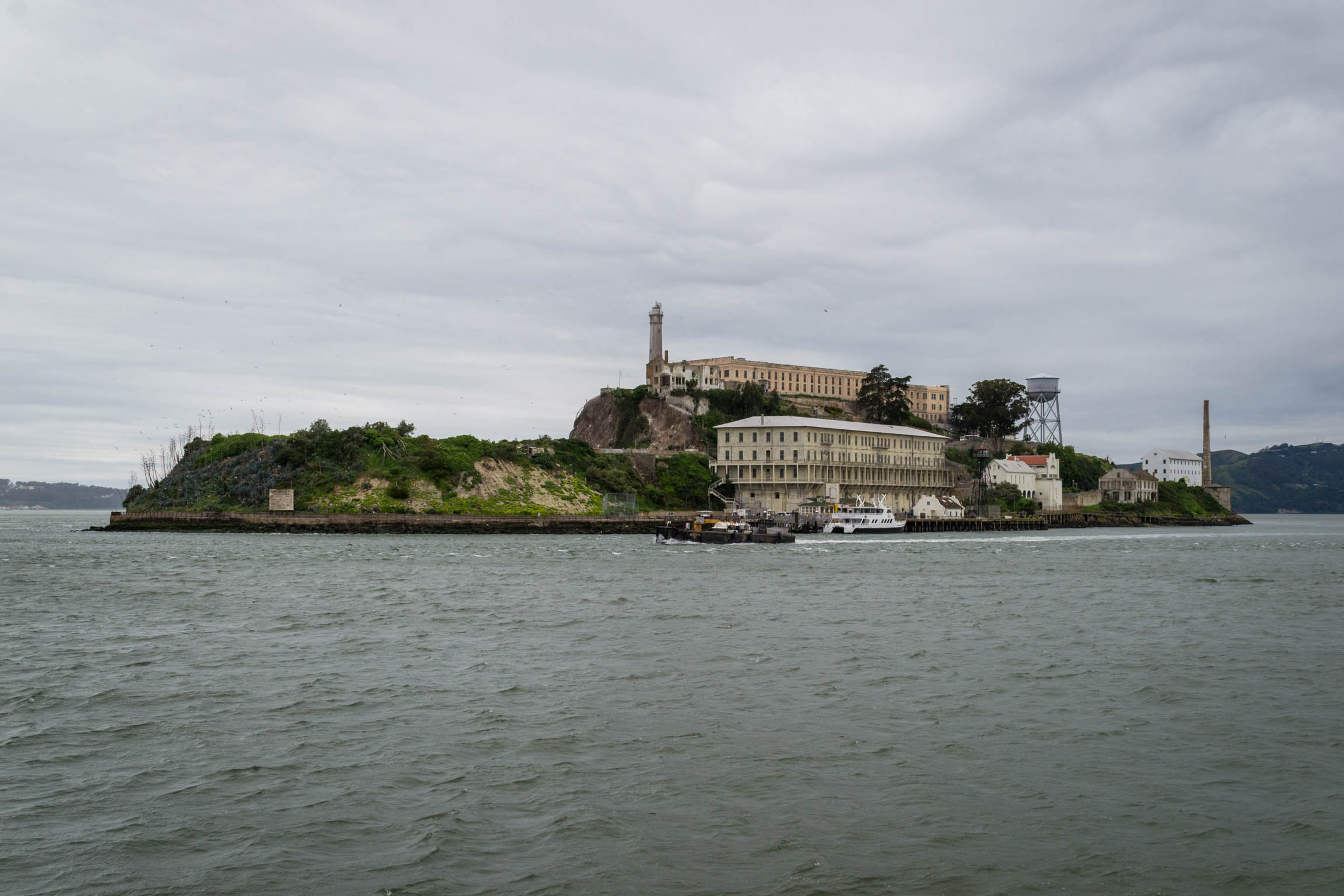 Lîle d'Alcatraz depuis la navette