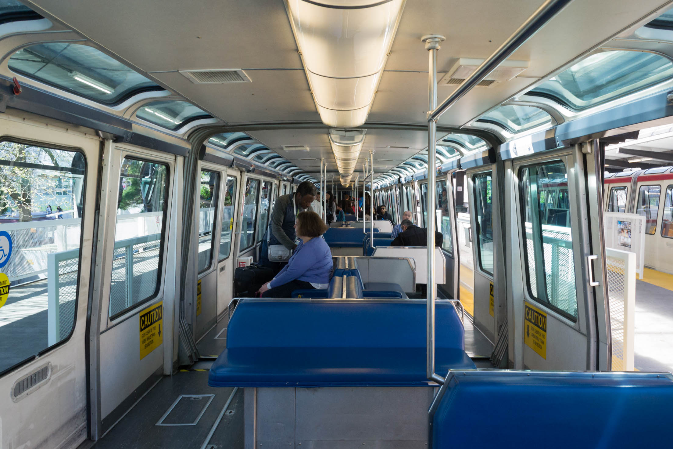 L'intérieur du Monorail