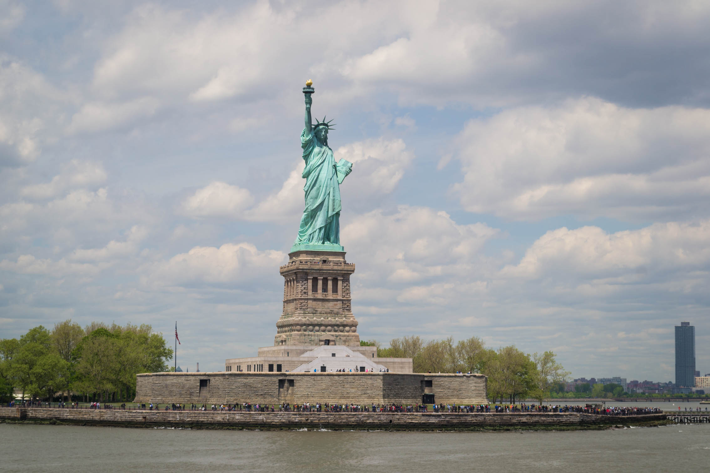 La statue de la Liberté depuis le ferry