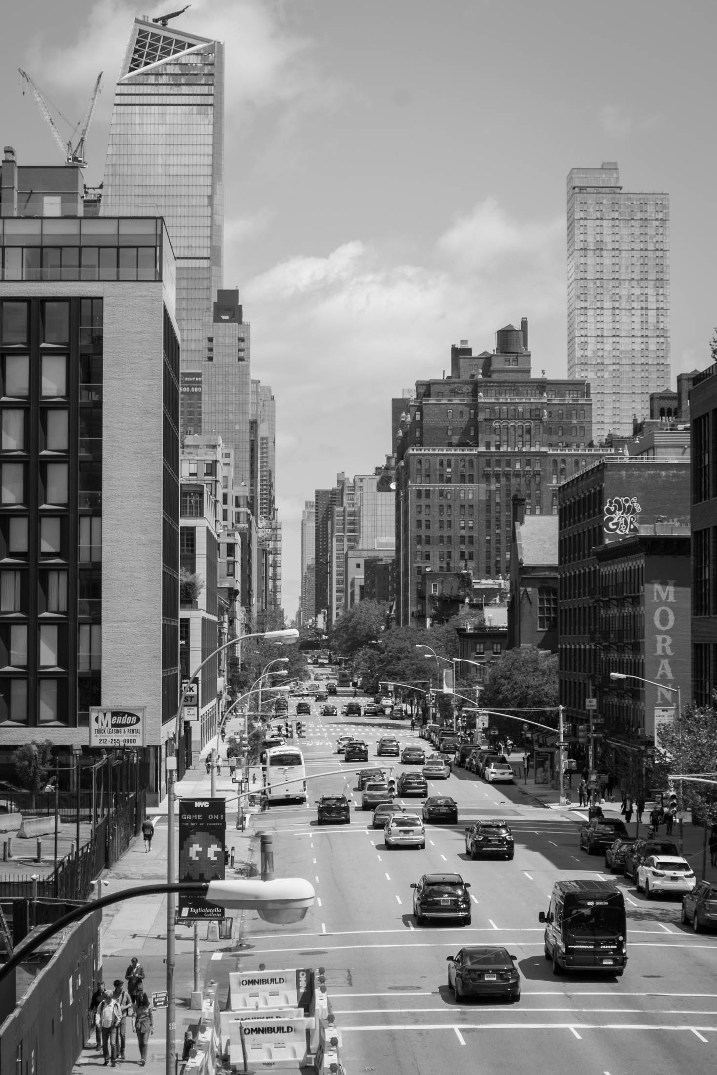 Une rue de New York depuis la High Line